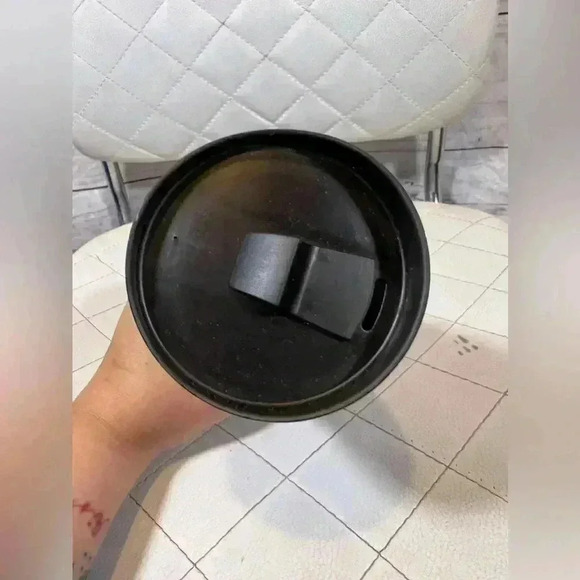 Disney Tinkerbell Mornings Aren't Magical Travel Mug Tumbler 12 Oz Purple - Picture 4 of 4